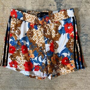Adidas HER Studio London Colorful Floral Shorts Women’s Size Medium